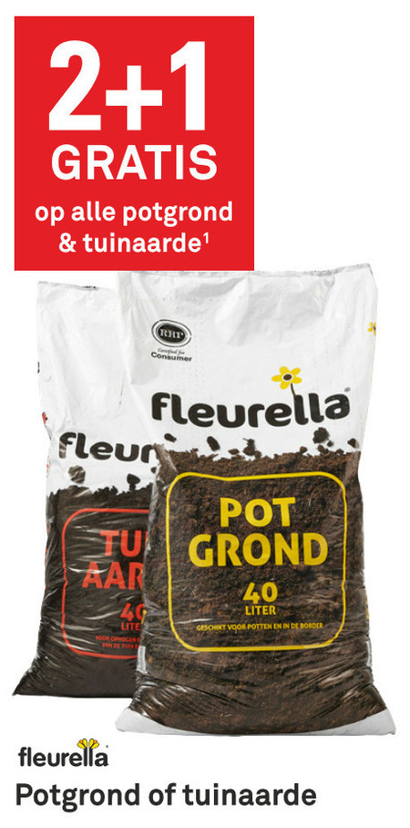 Fleurella   tuinaarde, potgrond folder aanbieding bij  Karwei - details