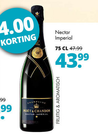 Moet et Chandon   champagne sparkling wijn folder aanbieding bij  Mitra - details