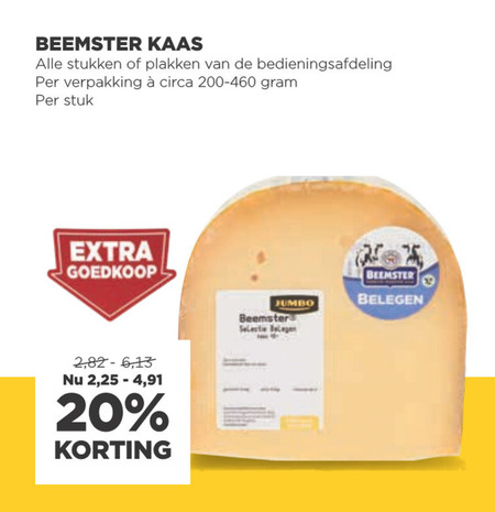 Beemster   kaas, kaasplakken folder aanbieding bij  Jumbo - details