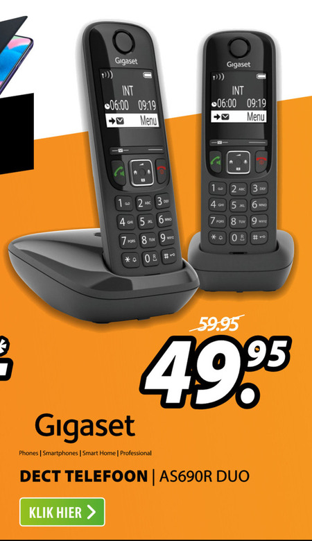 Gigaset   telefoon folder aanbieding bij  Expert - details