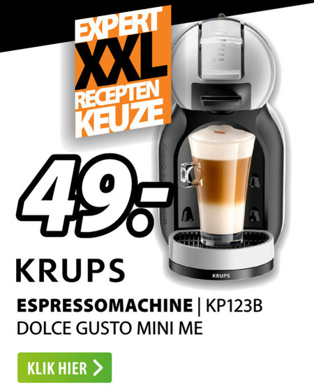 Krups   dolce gusto apparaat folder aanbieding bij  Expert - details