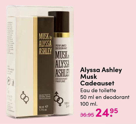 Alyssa Ashley   eau de toilette folder aanbieding bij  D.I.O. Drogist - details