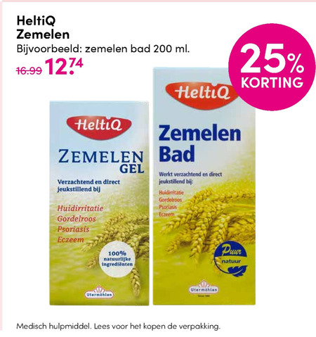 Heltiq   huidirritatie folder aanbieding bij  D.I.O. Drogist - details