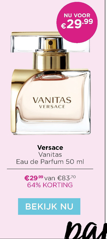 Versace   eau de parfum folder aanbieding bij  Ici Paris XL - details