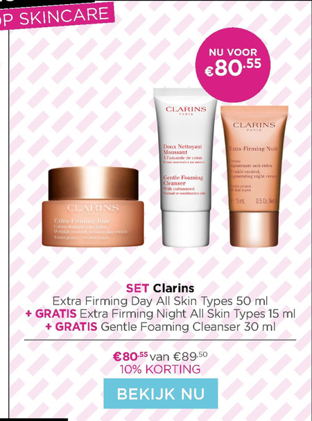 Clarins   dagcreme folder aanbieding bij  Ici Paris XL - details