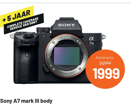 Sony   systeemcamera folder aanbieding bij  Kamera Express - details