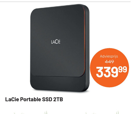 LaCie   portable harde schijf folder aanbieding bij  Kamera Express - details