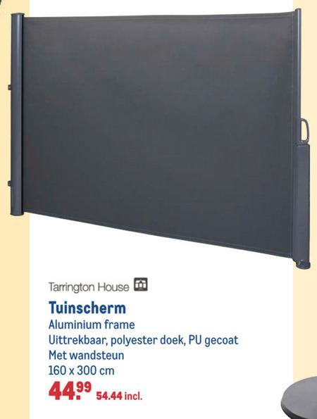 tuinscherm folder aanbieding Makro details