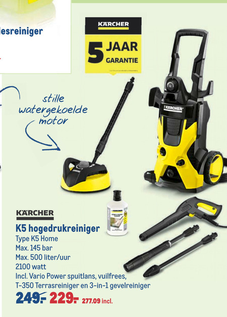 Karcher   hogedrukreiniger folder aanbieding bij  Makro - details