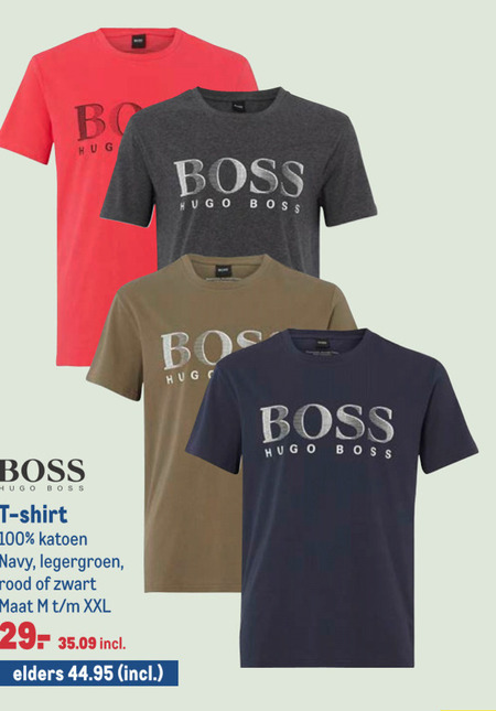 Staan voor ring Vakman Hugo Boss heren t-shirt folder aanbieding bij Makro - details