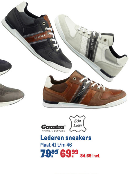 Gaastra   heren sneakers folder aanbieding bij  Makro - details