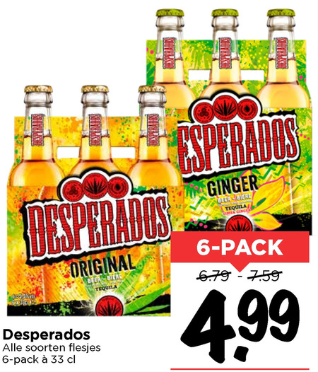 Desperados   speciaalbier folder aanbieding bij  Vomar - details