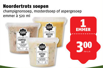 Noordertrots   soep folder aanbieding bij  Poiesz - details