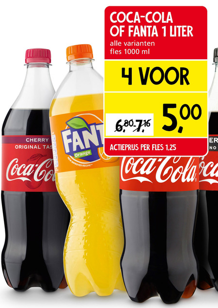 Fanta   cola, frisdrank folder aanbieding bij  Jan Linders - details
