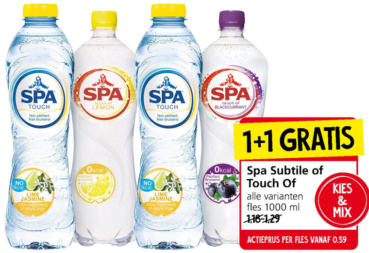 Spa en Fruit   fruitdrank folder aanbieding bij  Jan Linders - details