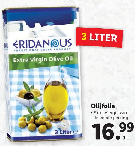 Eridanous   olijfolie folder aanbieding bij  Lidl - details