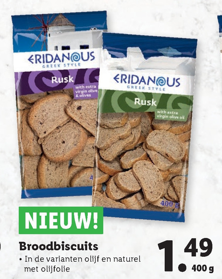 Eridanous   toast folder aanbieding bij  Lidl - details