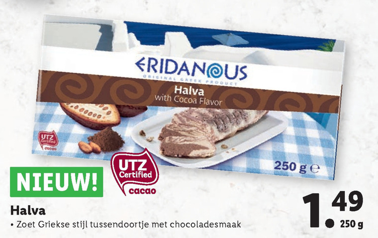 Eridanous   chocolade folder aanbieding bij  Lidl - details