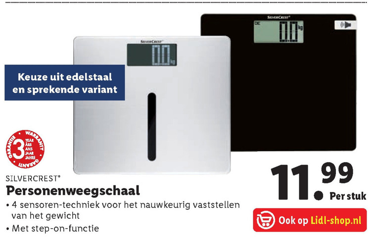 insect film oud SilverCrest weegschaal folder aanbieding bij Lidl - details