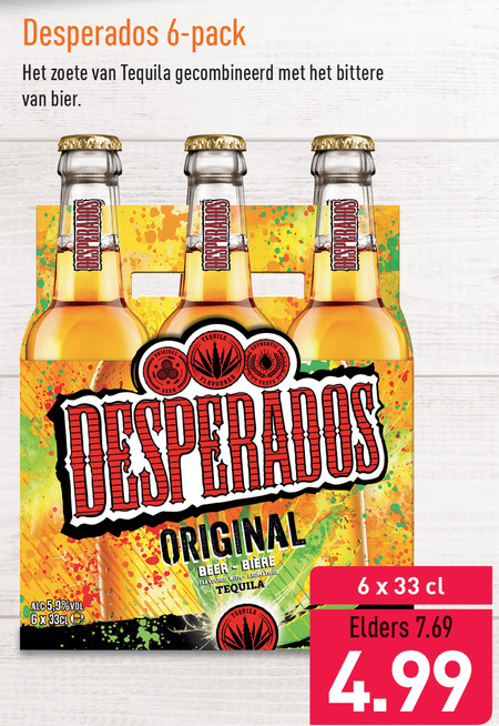 Desperados   speciaalbier folder aanbieding bij  Aldi - details