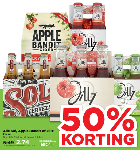 Sol   speciaalbier, appelcider folder aanbieding bij  Plus - details