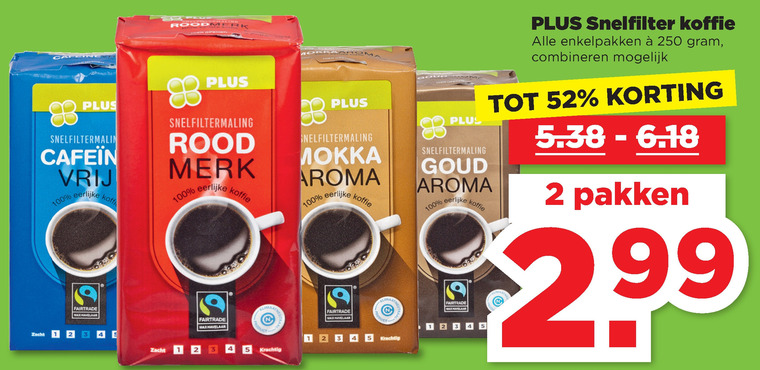 Plus Huismerk   koffie folder aanbieding bij  Plus - details