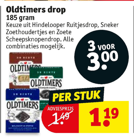 Oldtimers   drop folder aanbieding bij  Kruidvat - details