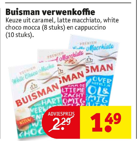 Buisman   oploskoffie folder aanbieding bij  Kruidvat - details