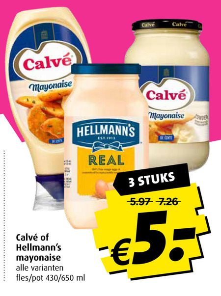 Calve   mayonaise folder aanbieding bij  Boni - details