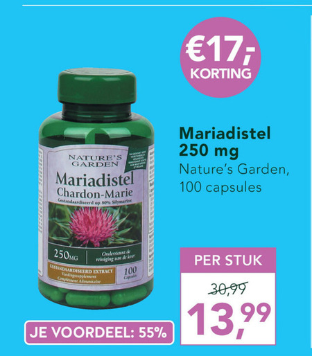 Natures Garden   voedingssupplement folder aanbieding bij  Holland & Barrett - details