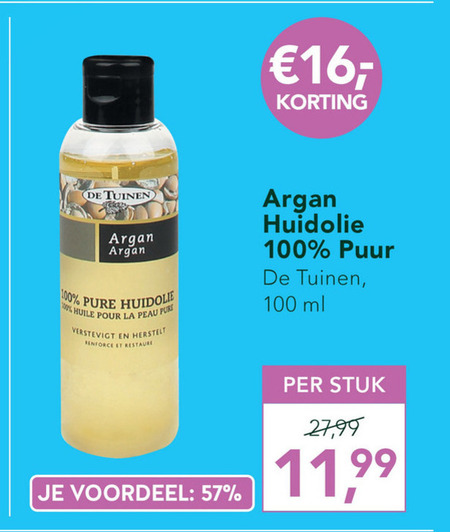 De Tuinen Huismerk   huidolie folder aanbieding bij  Holland & Barrett - details