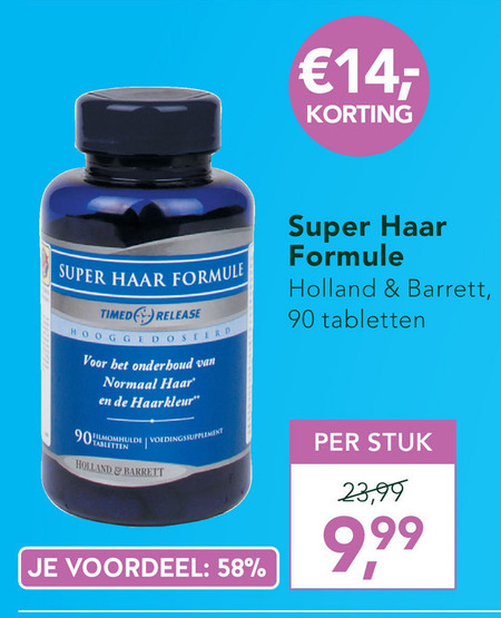 Holland and Barrett   voedingssupplement folder aanbieding bij  Holland & Barrett - details