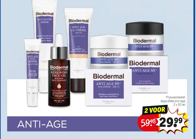 Biodermal   dagcreme, nachtcreme folder aanbieding bij  Kruidvat - details