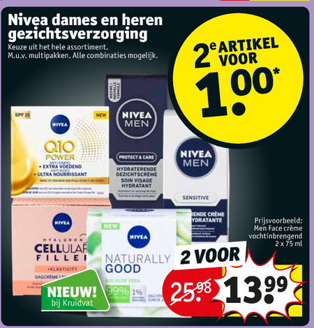 Nivea   nachtcreme, gezichtsverzorging folder aanbieding bij  Kruidvat - details