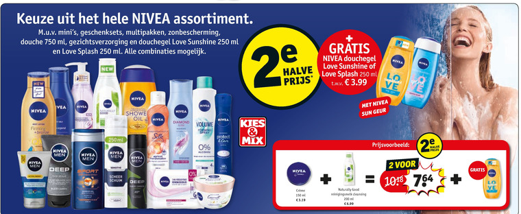 Nivea   deodorant, shampoo folder aanbieding bij  Kruidvat - details