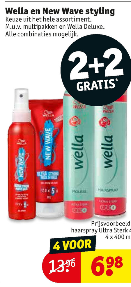 New Wave   haargel, hairspray folder aanbieding bij  Kruidvat - details