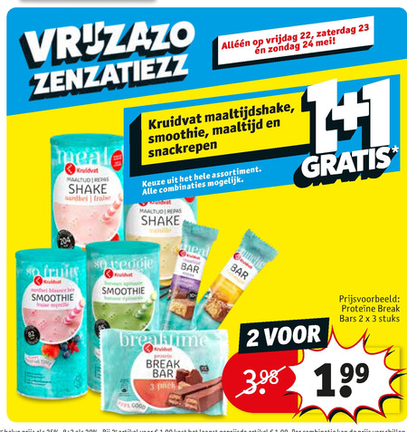 Kruidvat Huismerk   afslankmaaltijd folder aanbieding bij  Kruidvat - details