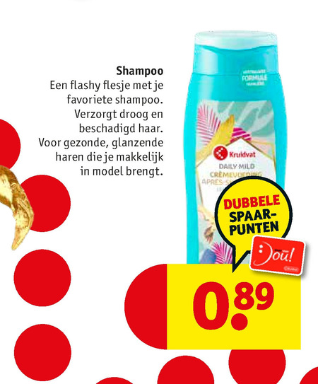 Kruidvat Huismerk   shampoo folder aanbieding bij  Kruidvat - details