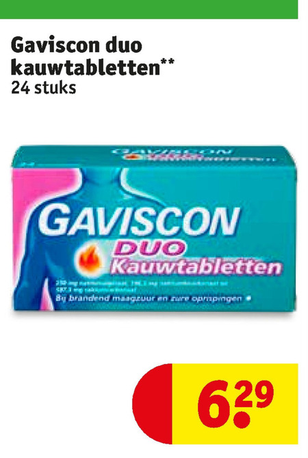 Gaviscon   maagzuurremmer folder aanbieding bij  Kruidvat - details