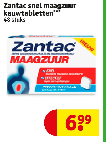 Zantac   maagzuurremmer folder aanbieding bij  Kruidvat - details