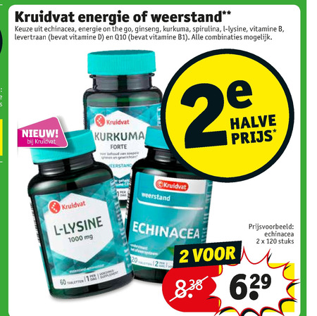 Kruidvat Huismerk   voedingssupplement folder aanbieding bij  Kruidvat - details