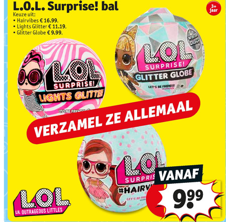 L.O.L. Surprise   poppetjes folder aanbieding bij  Kruidvat - details