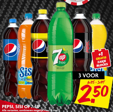 Pepsi   cola, frisdrank folder aanbieding bij  Dekamarkt - details