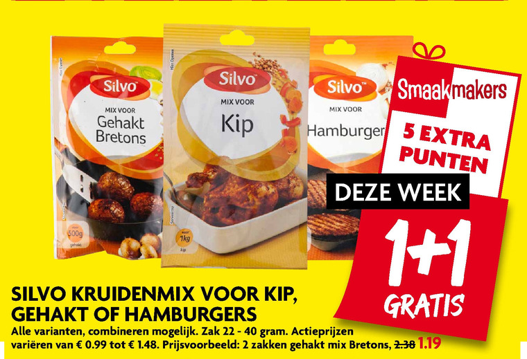 Silvo   kruiden folder aanbieding bij  Dekamarkt - details