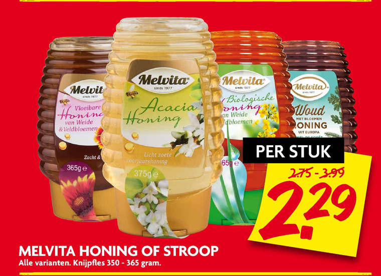 Melvita   stroop, honing folder aanbieding bij  Dekamarkt - details