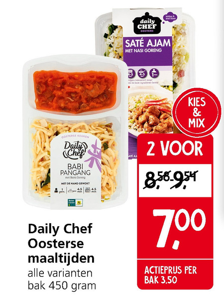 Daily Chef   oosterse maaltijd folder aanbieding bij  Jan Linders - details