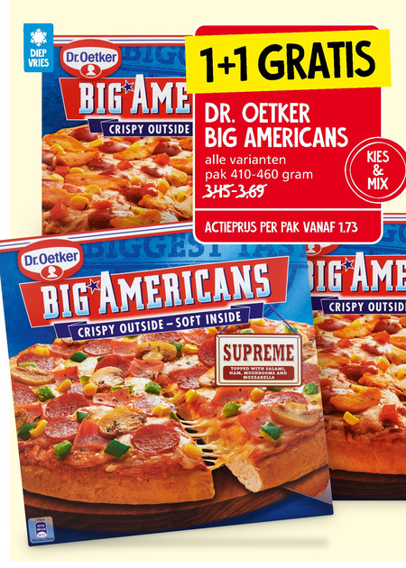 Dr Oetker   diepvriespizza folder aanbieding bij  Jan Linders - details