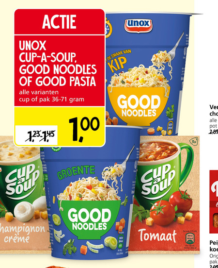 Cup a Soup   soep, noodles folder aanbieding bij  Jan Linders - details