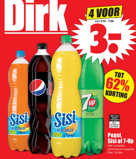 Sisi   cola, frisdrank folder aanbieding bij  Dirk - details