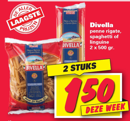 Divella   pasta folder aanbieding bij  Nettorama - details